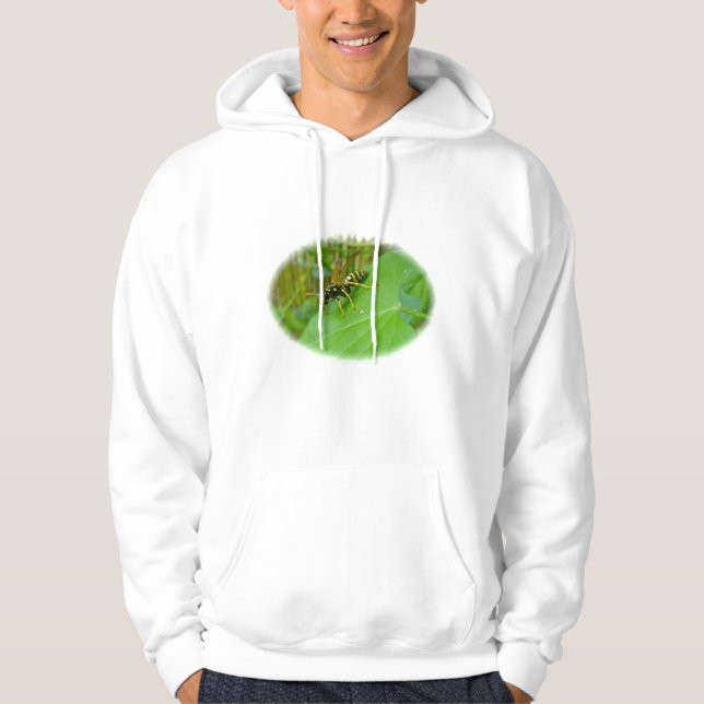 Moletom Com Capuz Camisola de Jaqueta amarela (Frente)