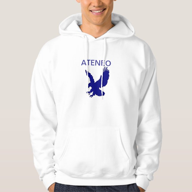 Moletom Com Capuz Camisola do Hoodie de Ateneo (Frente)