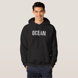Moletom Com Capuz Camisola do "oceano" dos homens