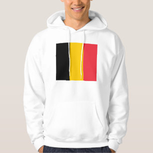 Moletom Com Capuz Camisola encapuçado com a bandeira de Bélgica