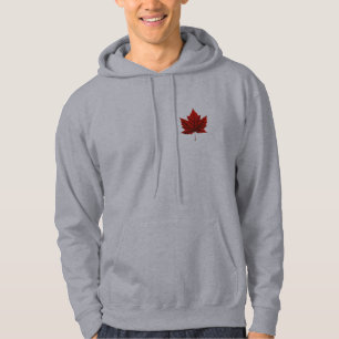 Moletom Com Capuz Camisola encapuçado da bandeira de Canadá do
