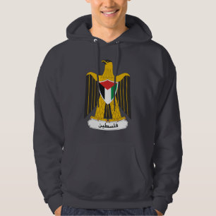 Moletom Com Capuz Camisola encapuçado da brasão de Palestina