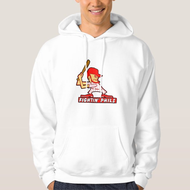 Moletom Com Capuz Camisola encapuçado de Fightin Phils dos homens (Frente)