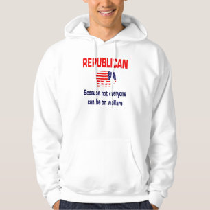 Moletom Com Capuz Camisola encapuçado do bem-estar republicano
