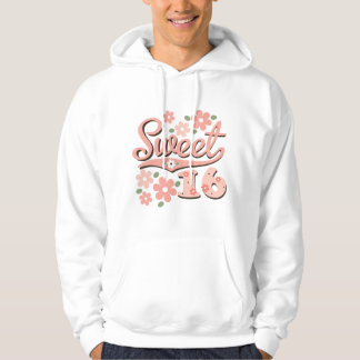 Moletom Com Capuz Camisola encapuçado do doce dezesseis bonito da