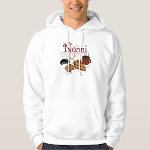 Moletom Com Capuz Camisola encapuçado do Nonni do mundo a melhor
