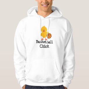 Moletom Com Capuz Camisola encapuçado do pintinho do basquetebol