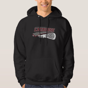 Moletom Com Capuz Camisola encapuçado escura do Lacrosse