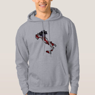 Moletom Com Capuz Camisola encapuçado italiana da bandeira american