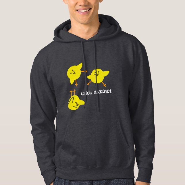 Moletom Com Capuz Camisola Ímã de Garotas (Frente)