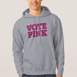 Moletom Com Capuz Camisola/tshirt COR-DE-ROSA do VOTO