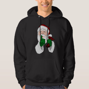 Moletom Com Capuz Camisolas do papai noel da camisola do Hoodie de