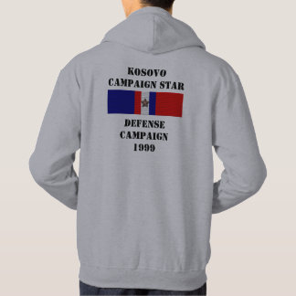 MOLETOM COM CAPUZ CAMPANHA DE DEFESA DO KOSOVO