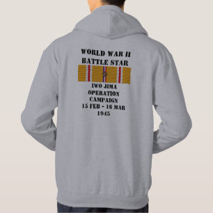 Moletom Com Capuz Campanha de Operação Iwo Jima