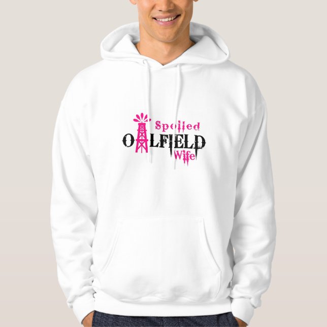 Moletom Com Capuz campo petrolífero+camiseta (Frente)