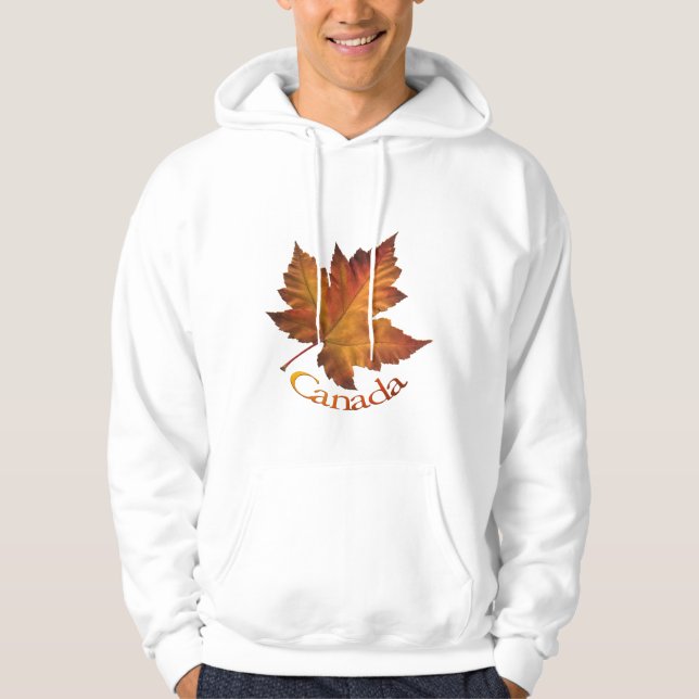 Moletom Com Capuz Canada Maple Leaf Hoodie Canada Hoodie (Frente)