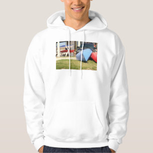 Moletom Com Capuz Canoas e Kayaks por Shirley Taylor