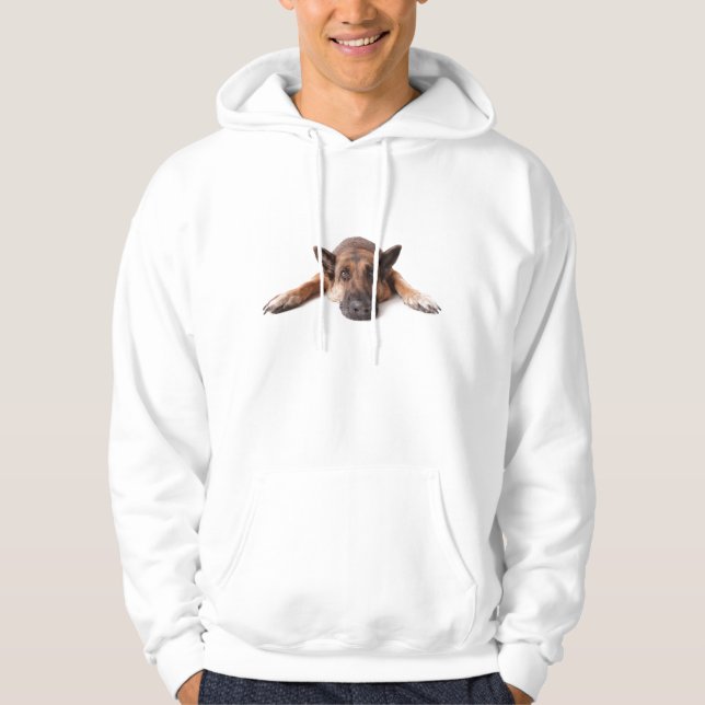 Moletom Com Capuz Cão bonito (Frente)
