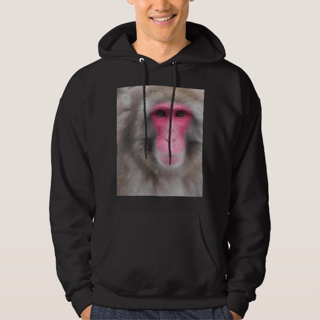 MOLETOM COM CAPUZ CAPA DE MACACO DE NEVE (Frente)