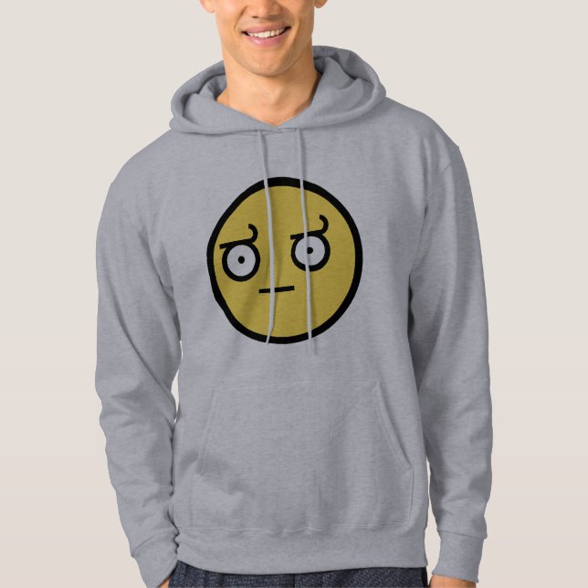 Moletom Com Capuz Cara impressionante da desaprovação (Frente)