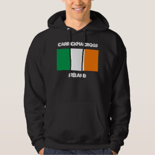 Moletom Com Capuz Carrickmcross, Irlanda com bandeira irlandesa