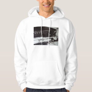 Moletom Com Capuz Carro preto e branco