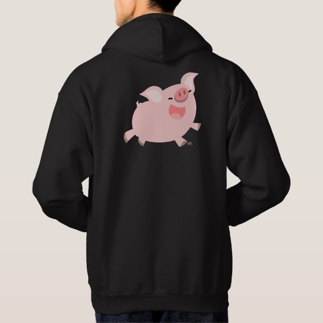 Moletom Com Capuz Cartoon Bonito e Cheio Hoodie (Verso)