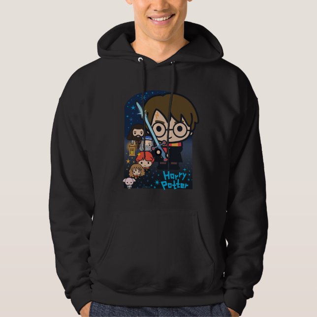Moletom Com Capuz Cartoon Harry Potter Câmara dos Segredos Gráfico (Frente)