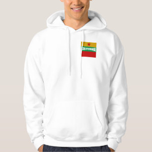 MOLETOM COM CAPUZ CASACO A CAPUZ BRANCO DESENHO CALIFORNIA EUA