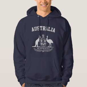 Moletom Com Capuz Casaco de Armas da Austrália