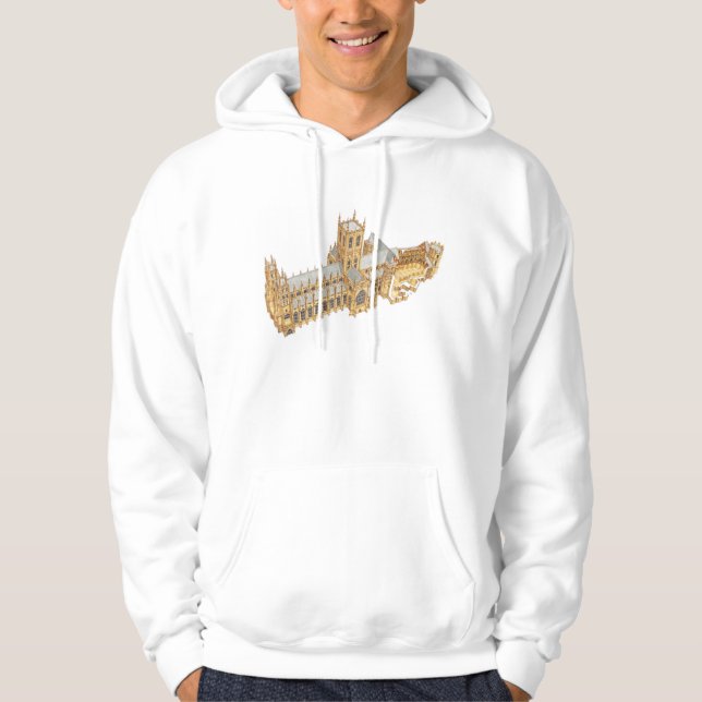 Moletom Com Capuz Catedral de Canterbury. Grâ Bretanha (Frente)