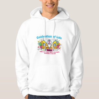 Moletom Com Capuz Celebração da vida! Hoodie dos homens