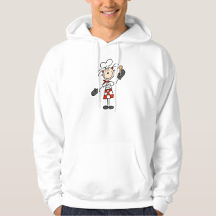 Moletom Com Capuz Chef Feminina Com Luvas e Colher de Pau
