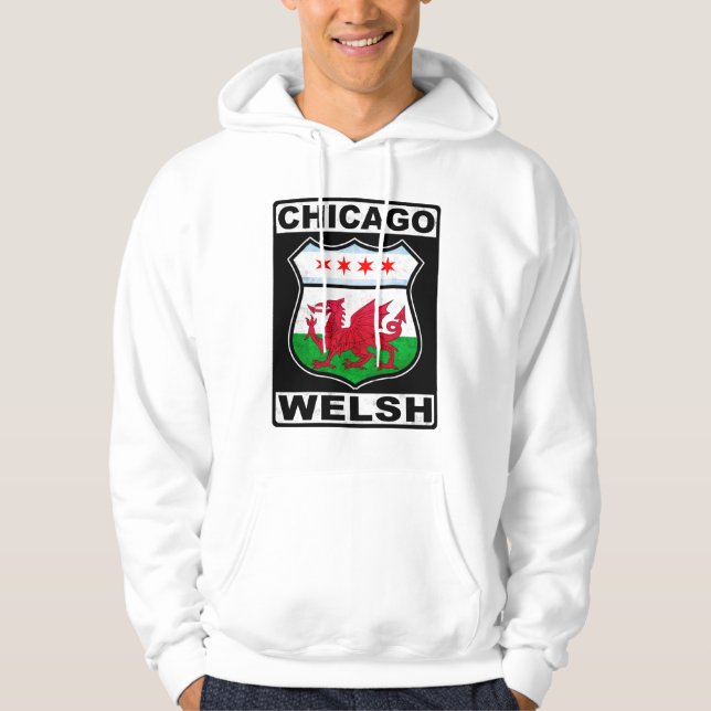 Moletom Com Capuz Chicago Welsh American (Frente)