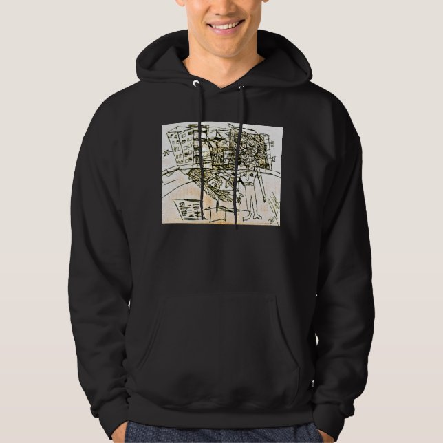 MOLETOM COM CAPUZ CIDADE ROSTO PEITO (Frente)