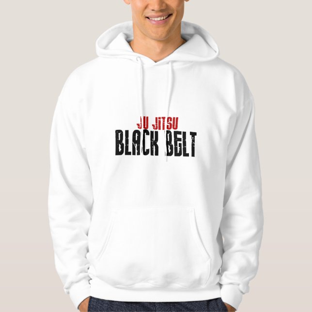 Moletom Com Capuz Cinturão negro de Ju Jitsu (Frente)