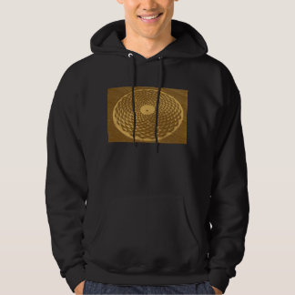Moletom Com Capuz círculo da colheita da onda do girassol