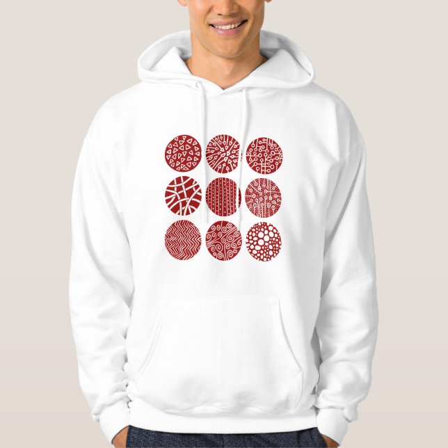 Moletom Com Capuz Círculos decorativos (Frente)
