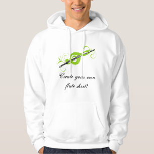 Moletom Com Capuz Clef & flauta personalizados de triplo
