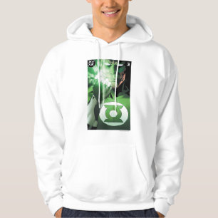 Moletom Com Capuz Cobrir ascendente do fim verde da lanterna