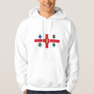 Moletom com Capuz com a Bandeira de Montreal, Cana
