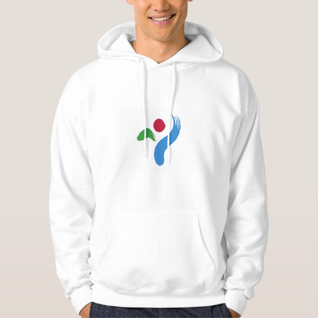 Moletom com Capuz com a Bandeira de Seul, Coreia d (Frente)