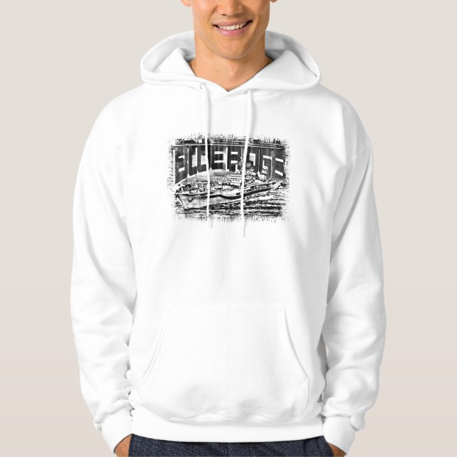 Moletom Com Capuz Comando de nave Blue Ridge T Shirt (Frente)