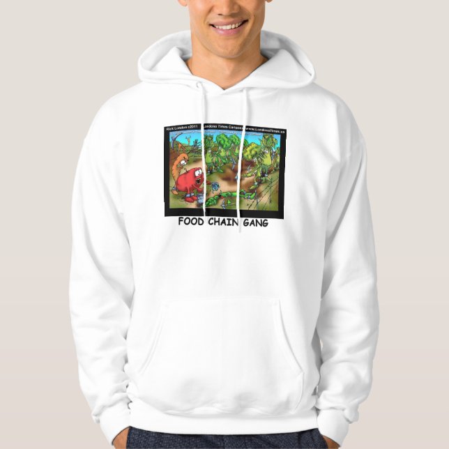 Moletom Com Capuz Comida Gang Engraçado Cartoon Hoodie do Rick Londo (Frente)