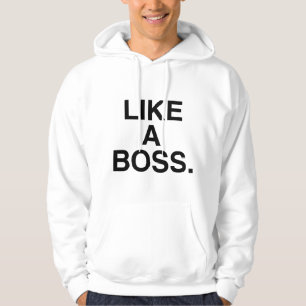 Moletom Com Capuz Como um hoodie do chefe