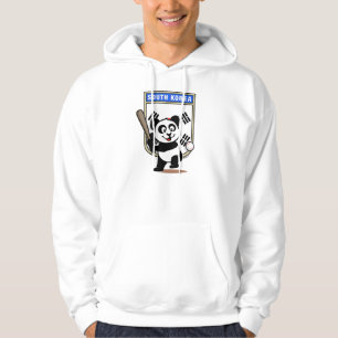 Moletom Com Capuz Coreia do Sul, Baseball Panda (camisas leves)