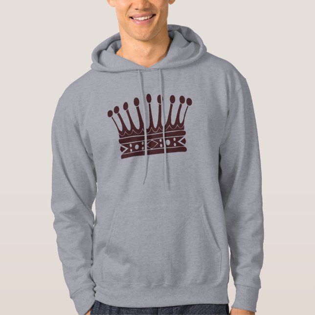 Moletom Com Capuz Coroa Real 07 (Frente)