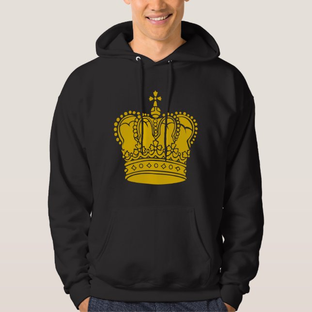Moletom Com Capuz Coroa Real - Amber (Frente)