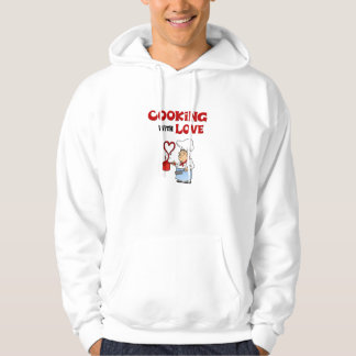 Moletom Com Capuz Cozinhar com amor