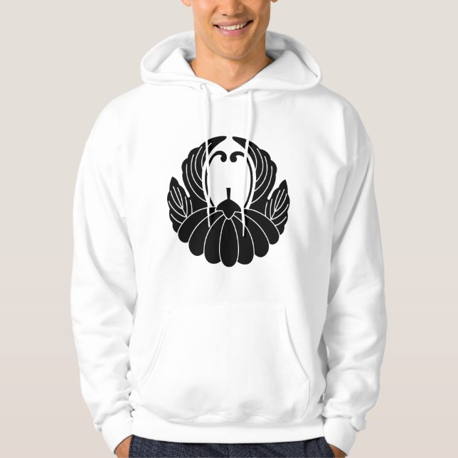 Moletom Com Capuz crisântemo de estilo Fusen (Frente)